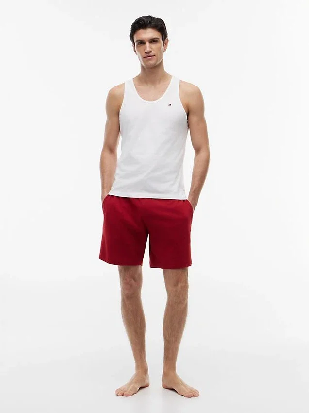 Szorty do spania z logo Hilfiger Szorty do spania z logo Hilfiger