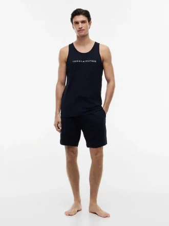 Szorty do spania z logo Hilfiger