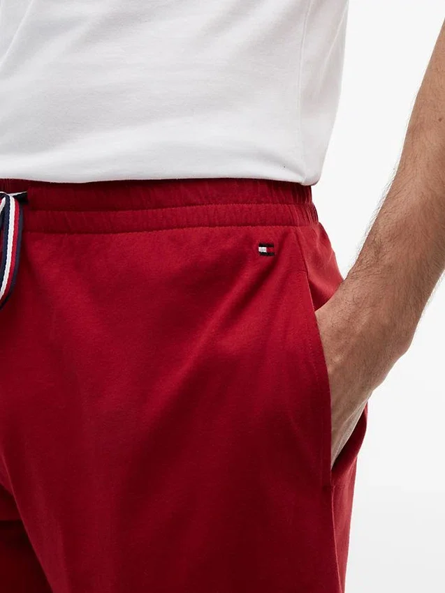 Szorty do spania z logo Hilfiger Szorty do spania z logo Hilfiger