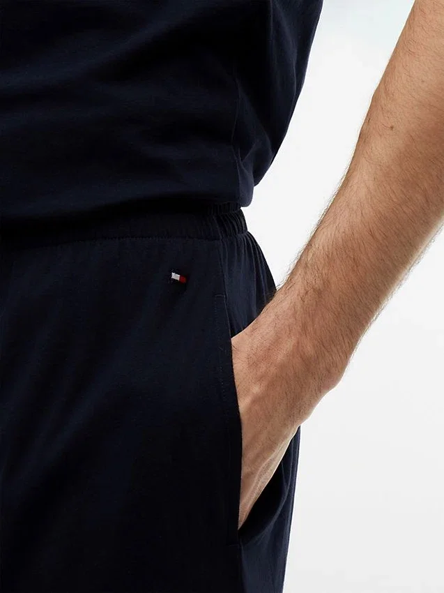 Szorty do spania z logo Hilfiger Szorty do spania z logo Hilfiger