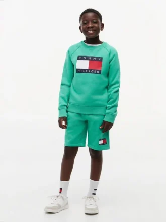 Szorty dresowe dla dzieci z logo flagi