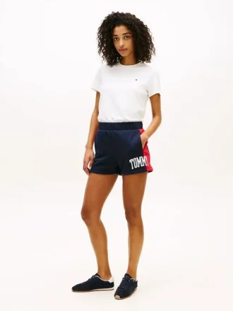 Szorty dresowe Varsity Tommy Logo Colorblock
