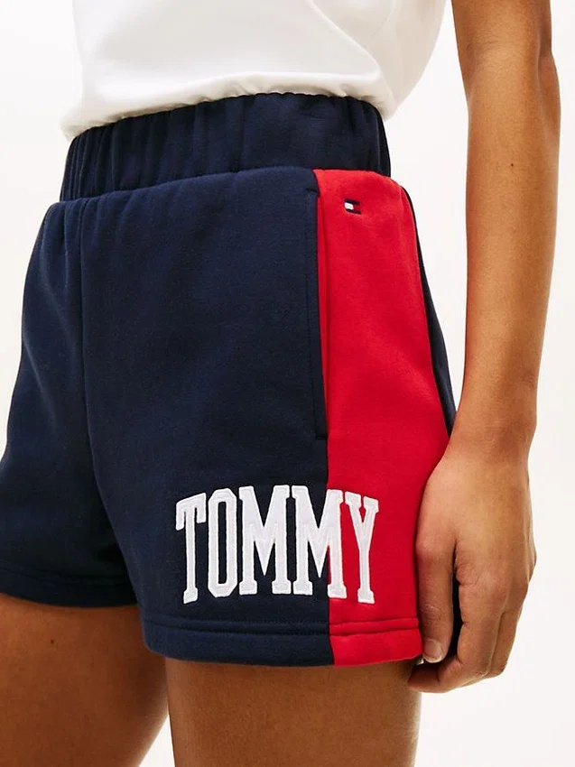 Szorty dresowe Varsity Tommy Logo Colorblock Szorty dresowe Varsity Tommy Logo Colorblock