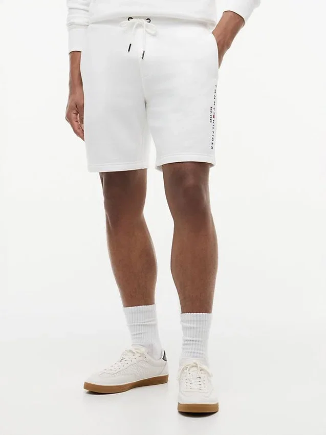 Szorty dresowe z haftowanym logo Tommy Szorty dresowe z haftowanym logo Tommy