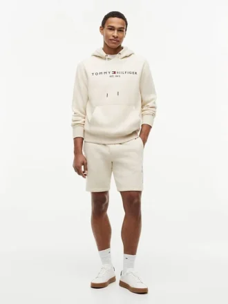 Szorty dresowe z haftowanym logo Tommy