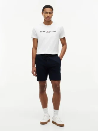 Szorty dresowe z haftowanym logo Tommy
