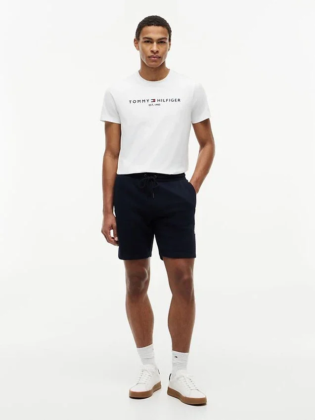 Szorty dresowe z haftowanym logo Tommy Szorty dresowe z haftowanym logo Tommy