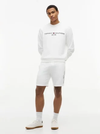Szorty dresowe z haftowanym logo Tommy