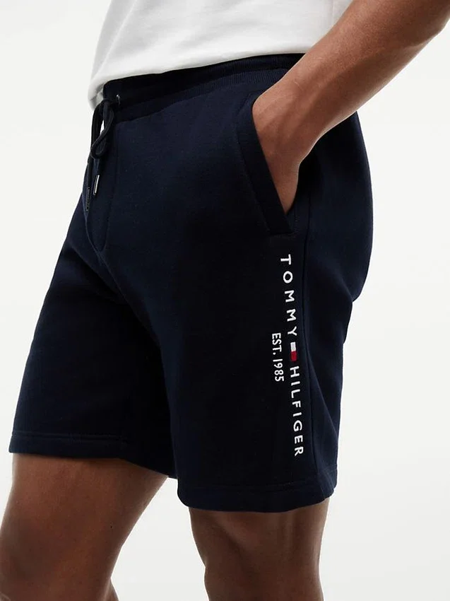 Szorty dresowe z haftowanym logo Tommy Szorty dresowe z haftowanym logo Tommy