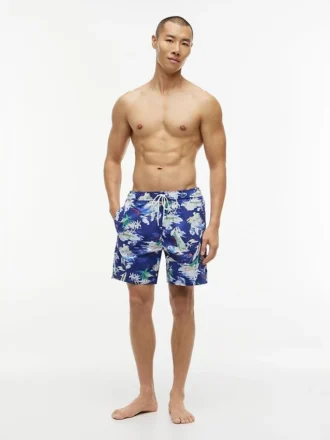 Szorty kąpielowe z nadrukiem surferskim 7″ Szorty kąpielowe z nadrukiem surferskim 7″