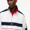 Tommy Jeans Bluza z zamkiem 1/4 i kontrastowymi wstawkami Tommy Jeans Bluza z zamkiem 1/4 i kontrastowymi wstawkami