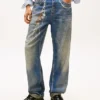 Tommy Jeans Jeansy o luźnym kroju z nadrukiem łańcuchów Tommy Jeans Jeansy o luźnym kroju z nadrukiem łańcuchów