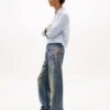 Tommy Jeans Jeansy o luźnym kroju z nadrukiem łańcuchów Tommy Jeans Jeansy o luźnym kroju z nadrukiem łańcuchów
