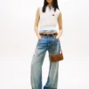 Tommy Jeans Jeansy proste z efektem postarzenia Tommy Jeans Jeansy proste z efektem postarzenia