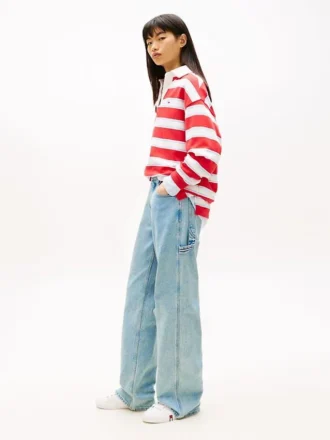 Tommy Jeans Jeansy proste z efektem postarzenia Tommy Jeans Jeansy proste z efektem postarzenia