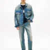 Tommy Jeans Jeansy proste z efektem postarzenia Tommy Jeans Jeansy proste z efektem postarzenia