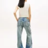 Tommy Jeans Jeansy proste z efektem postarzenia Tommy Jeans Jeansy proste z efektem postarzenia