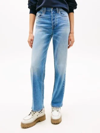 Tommy Jeans Jeansy proste z zapięciem na guziki Tommy Jeans Jeansy proste z zapięciem na guziki
