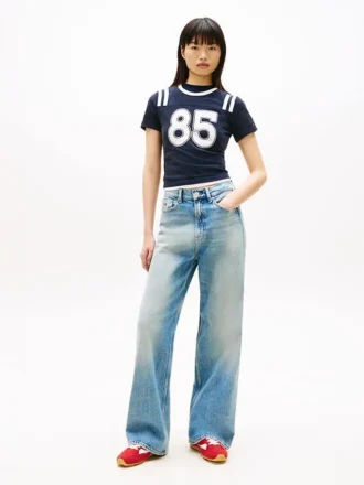 Tommy Jeans Jeansy z wysokim stanem i szerokimi nogawkami Tommy Jeans Jeansy z wysokim stanem i szerokimi nogawkami