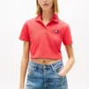 Tommy Jeans Krótka koszulka polo o prostym kroju Tommy Jeans Krótka koszulka polo o prostym kroju