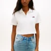 Tommy Jeans Krótka koszulka polo o prostym kroju Tommy Jeans Krótka koszulka polo o prostym kroju