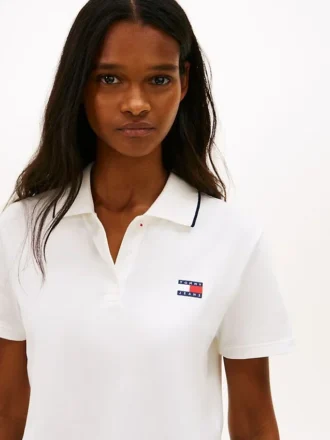 Tommy Jeans Krótka koszulka polo o prostym kroju