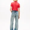 Tommy Jeans Krótka koszulka polo o prostym kroju Tommy Jeans Krótka koszulka polo o prostym kroju