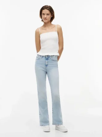 Tommy Jeans – obcisły top z marszczeniem