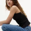 Tommy Jeans – obcisły top z marszczeniem Tommy Jeans – obcisły top z marszczeniem