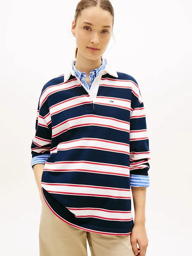 Tommy Jeans Relaxed Stripe Rugby Tommy Jeans Relaxed Stripe Rugby