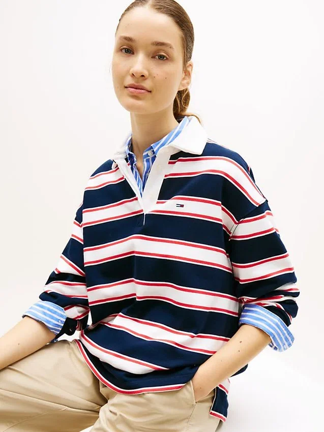 Tommy Jeans Relaxed Stripe Rugby Tommy Jeans Relaxed Stripe Rugby