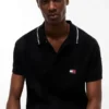 Tommy Jeans Szorty Sweter polo z krótkim rękawem