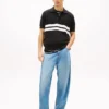 Tommy Jeans Szorty Sweter polo z krótkim rękawem Tommy Jeans Szorty Sweter polo z krótkim rękawem