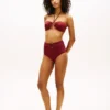 Top bikini bandeau z pierścieniem Top bikini bandeau z pierścieniem