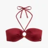 Top bikini bandeau z pierścieniem Top bikini bandeau z pierścieniem