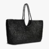 Torba maxi z rafii z monogramem