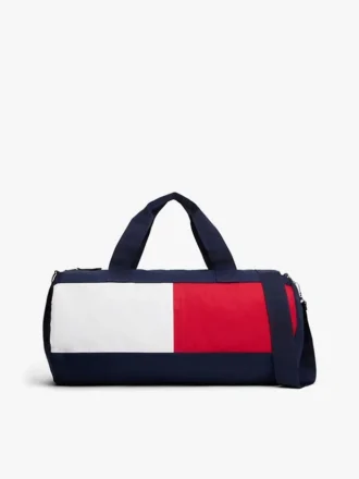 Torba podróżna z logo w stylu colorblock