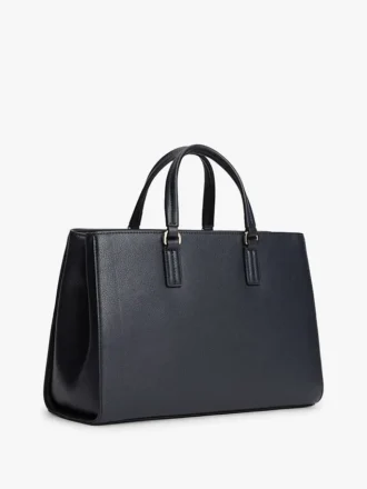 Torba typu satchel z charakterystycznymi paskami