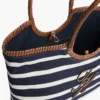 Torba z monogramem i paskami w stylu bretońskim Torba z monogramem i paskami w stylu bretońskim