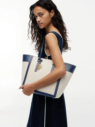 Torba z płótna z monogramem Torba z płótna z monogramem