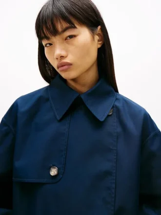 Trench Tommy Jeans z powłoką hydrofobową