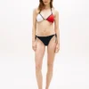 Trójkątny dół odzieży bikini w stylu colorblock Trójkątny dół odzieży bikini w stylu colorblock