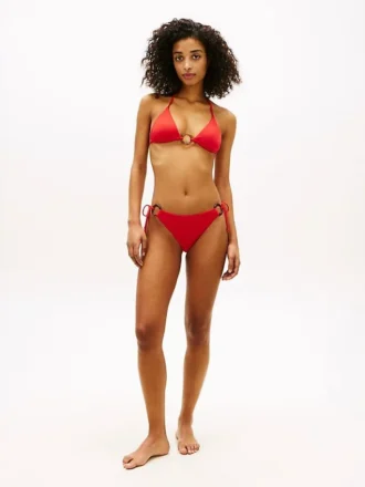 Trójkątny stanik bikini z pierścieniem