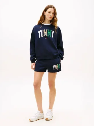 Wielobarwne szorty dresowe z logo Tommy