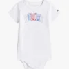 Wielobarwny kombinezon dla niemowląt z logo Tommy Wielobarwny kombinezon dla niemowląt z logo Tommy