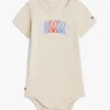 Wielobarwny kombinezon dla niemowląt z logo Tommy Wielobarwny kombinezon dla niemowląt z logo Tommy