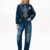 Wodoodporna kurtka bomberka w stylu varsity Wodoodporna kurtka bomberka w stylu varsity