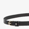 Wąski skórzany pasek z monogramem Wąski skórzany pasek z monogramem