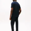 Zamszowa koszulka nocna z dekoltem Henley Zamszowa koszulka nocna z dekoltem Henley
