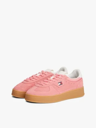 Zamszowe trampki na platformie Tommy Jeans